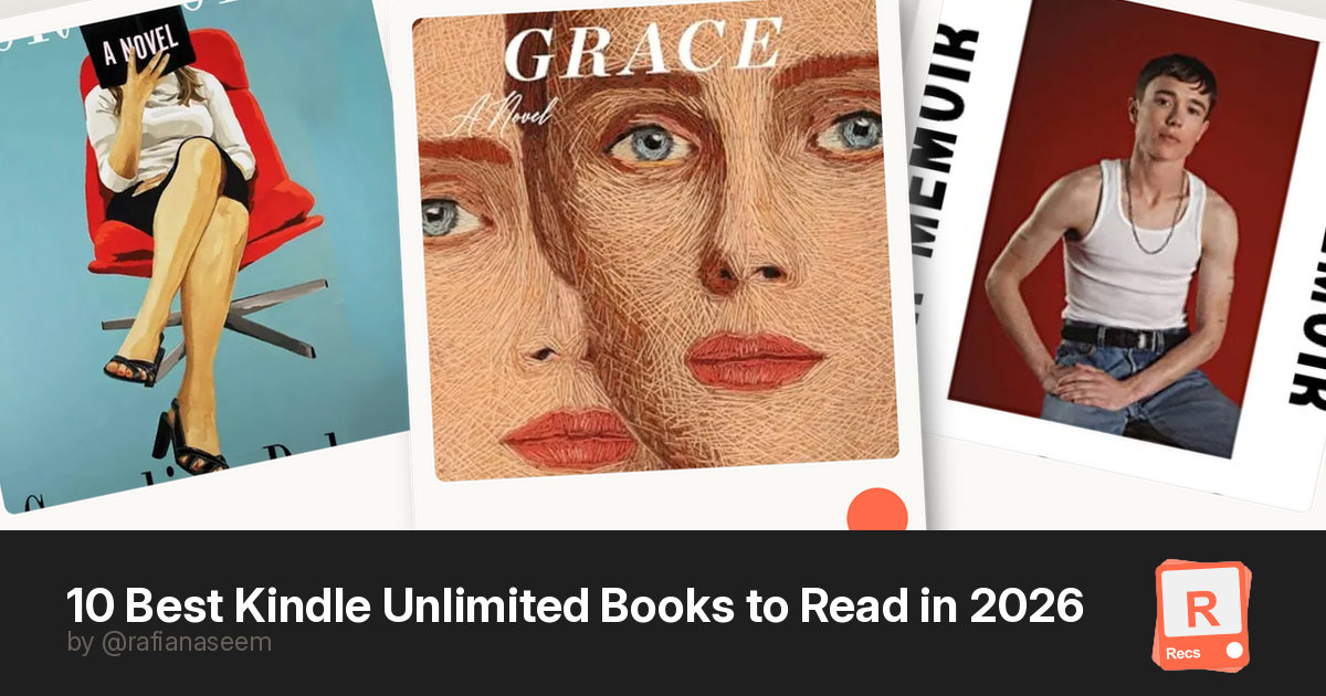 10 Best Kindle Unlimited Books to Read in 2026 — a Recs deck